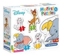 4 puzzles progressifs enfant - roi lion bambi - 101 dalmatiens - dumbo 3 - 6 - 9 - 12 pieces