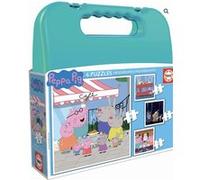 4 puzzles progressifs peppa pig Multicolore