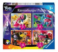 4 Puzzles - Trolls - 12, 16, 20 Et 24 Pièces