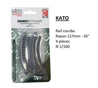 Kato N 20-176 Piste de modèle réduit Plastique 9 mm R117-45 Garçons 8+