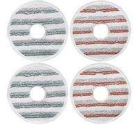 4 Recharge de Serpillere en Microfibres pour Vileda Spin and Clean Mop Tête de Serpillière de Remplacement Lavables et