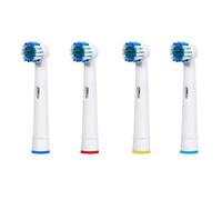 4 recharges brosse électrique compatible avec Oral-B Vitaly Precision Clean, White Clean, Sensitive Clean, Oral-B Professional Care, modèle eb-17a / SB-17A (1x4)