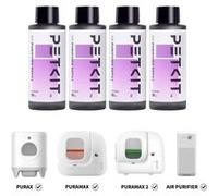Petkit Lot de 4 recharges purifiantes PURA AIR Smart pour boîtier spray désodorisant 4x50 mL