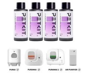 4 Recharges purifiantes pour litière automatique 4x50mL Blanc G