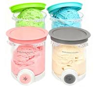 4 Récipients à Glace pour Ninja CREAMi Swirl, 480ml Behälter pour NC701EU