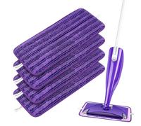 4 Remplacement Lingettes Reutilisable Lavables pour Balais Swiffer WetJet Spray en Microfibre
