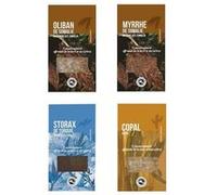 4 résines d'encens à brûler - Oliban, Myrrhe, Copal, Storax Multicolore https://www.fnac.com/mp43323815/4-resines-d-encens-a-bruler-Oliban-Myrrhe-Copal-Storax-Les-Encens-du-Monde/w-4?oref=1c8304d3-3968-11fa-05ed-51a5dabad1a0