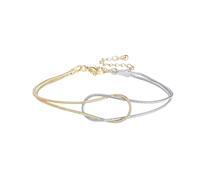 4 Rose Classique Bracelet Couleurs Bracelet Silver Gold Plated Bracelet Matching Bracelets For Couples Relationship Bracelets Valentine Christmas Gif For Her En Inoxydable Bracelet (A, One Size)