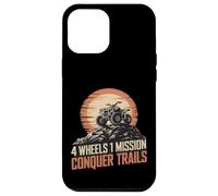 4 roues 1 Mission Conquer Trails ATV Quad Riding Coque pour iPhone 12 Pro Max