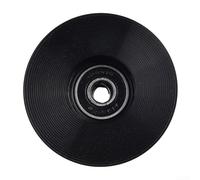 4 roues 60 x 45 mm 78A avec roulements ABEC-9 et entretoises pour Longboard Street Skating et tout terrain (Noir)