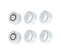 4 roues de guidage 2 poulies pour nettoyeur Dolphin 3884997-R6 Blanc | Plastique résistant à l'usure de haute qualité, ajustement direct pour Prowler, Quest, Discovery, DX6, C5, C6 Plus