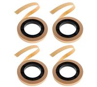 4 Rouleaux Bandes Monétaires pour Espèces, 4 Papier Kraft