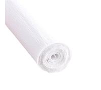 4 rouleaux de papier crépon coloré 50x250cm, d'emballage Origami froissé for décoration fleurs artisanales Pour Mariage(White)