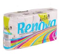 4 Rouleaux d'essuie-tout - Double plis - Blanc