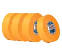 4 Rouleaux Ruban de Masquage Peinture,24 mm x 50 m Ruban Vinyle pour Masquage de Précision,Ruban de Masquage,Masquage Peinture,Rouleau Bande Adhesive Amovible Ruban de Masquage pour Peindre, Vernir