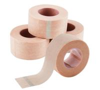 4 rouleaux Ruban Micropore Chirurgical Adhésif 2,5 cm x 9 m - Cinta Médicale Hypoallergénique Respirante, Idéale pour Extensions de Cils, Pansements, Sports, Usage Médical, Couleur Chair