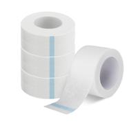 4 Rouleaux Ruban Micropore Chirurgical Médical Auto-Adhésif,2,5cm x 9,14m Bande Hypoallergénique Respirante,Sparadrap Flexible pour Extensions de Cils,Blessures,Pansements,Idéal pour Peaux Sensibles