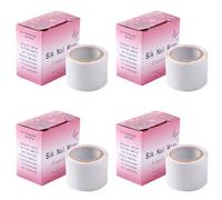 4 Rouleaux Soie Nail Wrap Auto-Adhésif - Bande De Réparation En Soie Pour Ongles - 100CM Bande Fibre De Soie Fibre De Verre Colle Reparer Ongle Fissuré Reparation Ongle Cassé Manucure Pansement