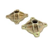 4 roulements à billes 24 dents à cannelures pour moyeux de roue d'essieu arrière, moyeu en acier robuste de 25 mm de diamètre pour kart, ATV et quad de 125, 150, 200, moye