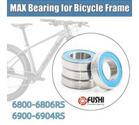 4 roulements MAX 6800 6801 6802 6803 6804 6805 6806 6901 6902 6903 6900 à billes complètes 2RS RSV pour remplacement de cadre de vélo LLU 6902-2RS MAX