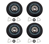 4 Roulettes De Support De Tambour For Sèche-linge/lave-linge, Remplacement Par 3 Anneaux, Pièces W10314173 Wpw10314173 AP6019303, Pièces Détachées For Sèche-linge