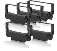 4 rubans encreurs compatibles, nylon, noir, pour Bull ERC-38-B 4419 Epson ERC-38-B ERC30 ERC34 ERC38 M262A M51PD TM270 TM300 TM300A TM300B TM300C C43