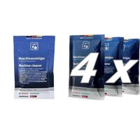 4 sachets de 45 grammes nettoyant nettoyant dégraissant désinfectant spécifique lave-vaisselle compatible avec Bosch Siemens Neff Gaggenau 00312193 00312477 élimine les odeurs de graisse résiduelle