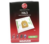 4 Sachets De Microfibre pour Aspirateur Hoover Freespace Poudre CP