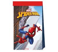 Marvel sacs de fête Spider-Man23 cm 6 pièces multicolore Multicolor G