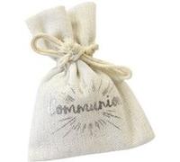 4 sachets toile jute communion argent - hobi sc438ar Gris G