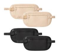 4 Sacs Antivol De Voyage, Sacs De Sport en Plein Air, Poches Invisibles Réglables, Adaptés Au Stockage des Passeports, des Téléphones Portables Et des Documents.