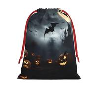 4 sacs de rangement pour chauve-souris volantes d'Halloween, fournitures de vacances, il peut également être utilisé pour le rangement quotidien