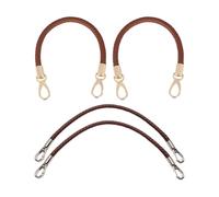 4 Sangles Tressées en Cuir - Poignées De Sac à Main De Remplacement Avec Crochets à Boucle