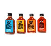 4 sauces piquantes Crazy Bastard