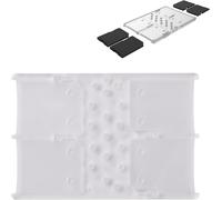 4×Sd,Boîtier De Carte Mémoire De Stockage,Étui Au Format Carte De Crédit,Transparent