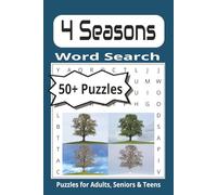 4 Seasons Word Search: Word searches with Easy to Ready Print about All for Seasons, Fall, Winter, Spring, Summer, and More | 6x9 inches, 110 pages | ... Gift for Vacations, Holidays, and Free Times