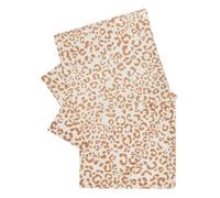 4 serviettes Leopadi beige lin L40xp40xH0 1cm - Atmosphera Créateur d'intérieur