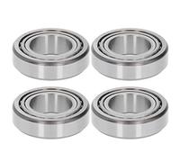 4 Set convient pour kit de roulements de moyeu de roue de remorque d'essieux de 30 mm, roulements 32006, haute vitesse silencieuse rotative et durable pour roulements à rouleaux coniques.
