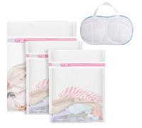 4 Set Filet Linge Machine à Laver, Lave-linges Filet Linge Machine à Laver pour Soutien-gorge, Filet de Lavage Machine a Laver, Sac linge de Lavage pour Machine à Laver, Réutilisable