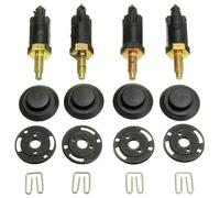 4 Set Kit de Fixations Couvre Moteur 2.0 HDI Compatible avec Citroën Berlingo C4 C5 Xantia Xsara et Peugeot 206 306 307 406 607 806 Expert OEM 0137F6 13711 Clips + Boulons