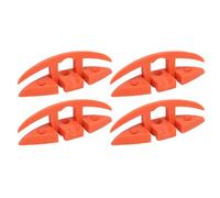 4 Sets 5in Folding Cleat, 3 Holes Marine Grade Nylon Oxidation Flip Up Dock Cleat for Boat Ship Yacht - 5in Folding Cleat, 5in Boat Folding Cleat, Flip Up Dock Cleat (Without Installation Screws