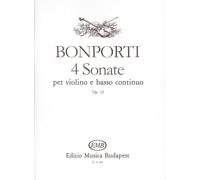 4 Sonate per violino e basso continuo No. 3, 4, 6, 9 Op.12