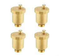 4 soupapes de libération d'air automatique en laiton pour chaudière avec séparation d'eau non échappée et capacité 232 PSI (3/4)