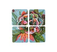 4 sous verres Allen Blooms