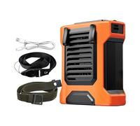 4-Speed Waist Fan - Travel Wind Blower with Flashlight, Power Bank Function for Work, Camping, Summer, Hiking, Fishing, Beach, Construction, Gym, Desk, Portable Personal Cooling Fan, Outdoor Indoor Ai