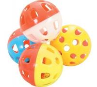 4 sphères grelot. ø 3 cm. jouet pour chat. couleur multi couleur. - zolux - ZO-580132 G
