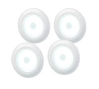 4 spots à LED COB 120 lm pour meubles de cuisine avec télécommande et minuterie Lunartec