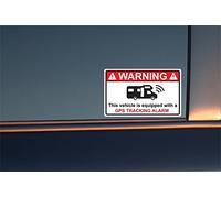 4 Stickers Alarme Camping Car - GPS Tracking Alarm