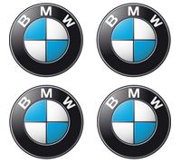 4 stickers autocollants Logos Emblème BMW 4,5cm