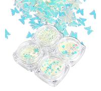 4 Styles De Paillettes Pour Nail Art Étoiles Papillon Lumineuses Qui Brillent Dans Le Fluorescentes Bricolage Savon Liquide